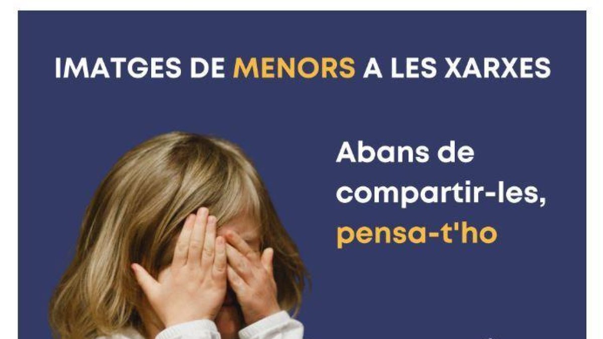 Advertència de la policia per les imatges de menors a les xarxes