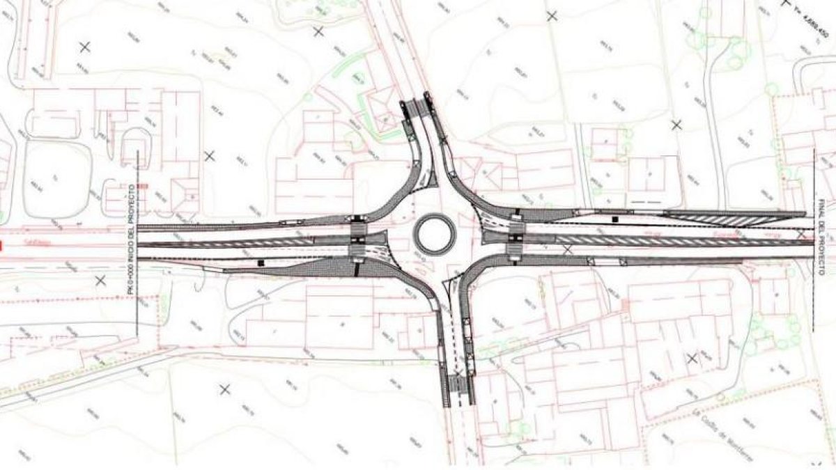 Les actuacions projectades a la futura rotonda de Montferrer a l'N-260