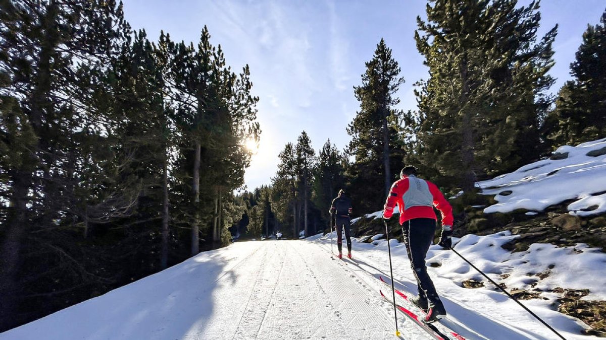 Visitants aquest divendres a les pistes de Naturland