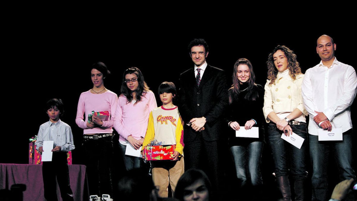 Entrega de premis del concurs de relats nadalencs de la Biblioteca Pública del 2008.