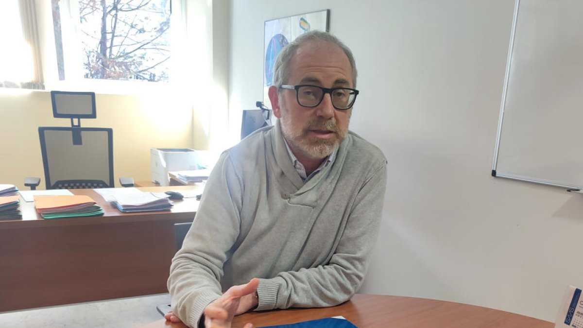 El director assistencial del Servei Andorrà d'Atenció Sanitària (SAAS), Marcos Gutiérrez.