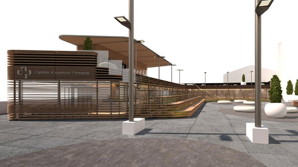 Representació de com serà el nou CAP de Canillo.