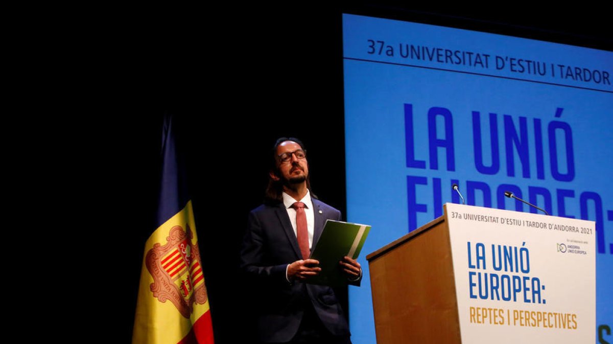 El secretari d'Estat d'Afers Europeus, Landry Riba.