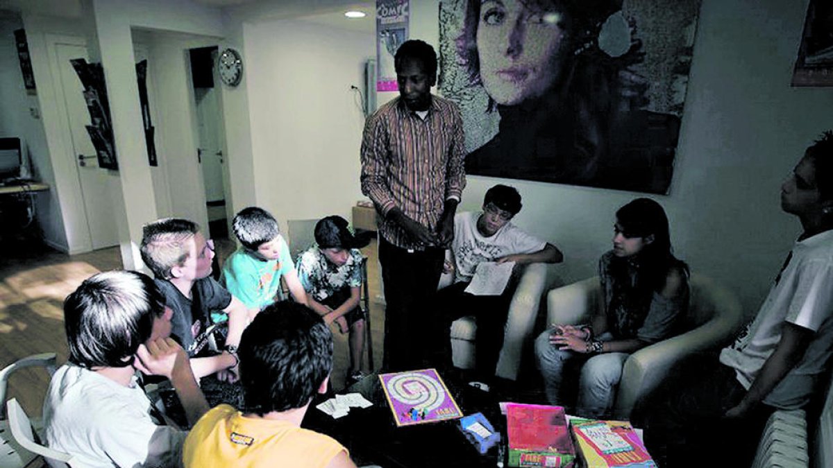 Una de les activitats del centre durant l'any de la creació.