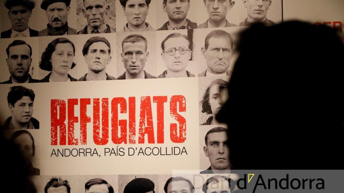 Inauguració de l'exposició 'Refugiats, Andorra país d'acollida'
