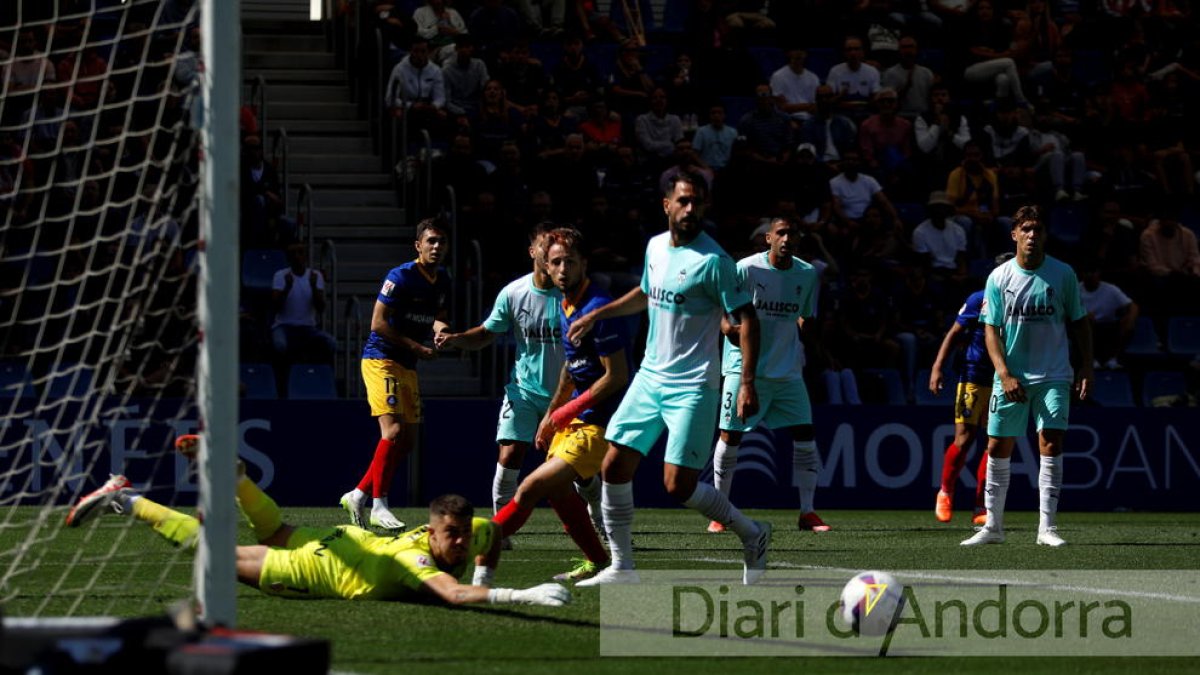 Partit del FC Andorra contra l'Sporting de Gijón