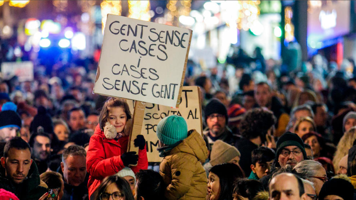Manifestació per un habitatge digne 8D