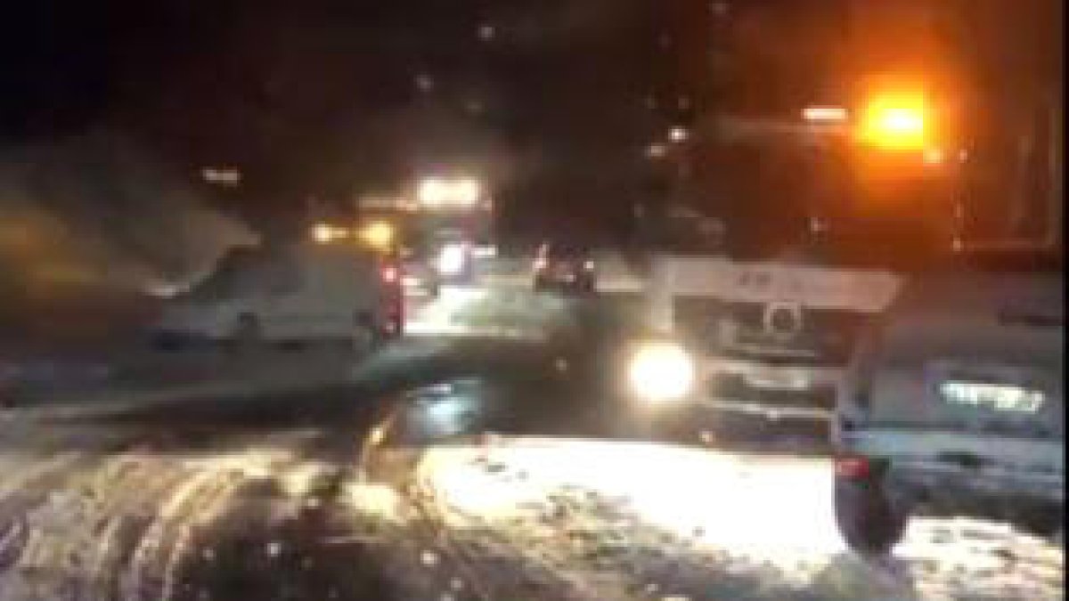 La carretera es va col·lapsar la matinada de dilluns per un accident.