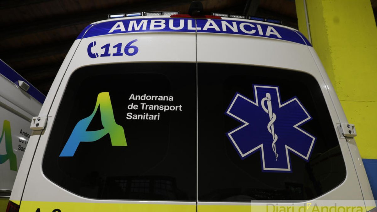 Una ambulància de l'actual adjudicatària.