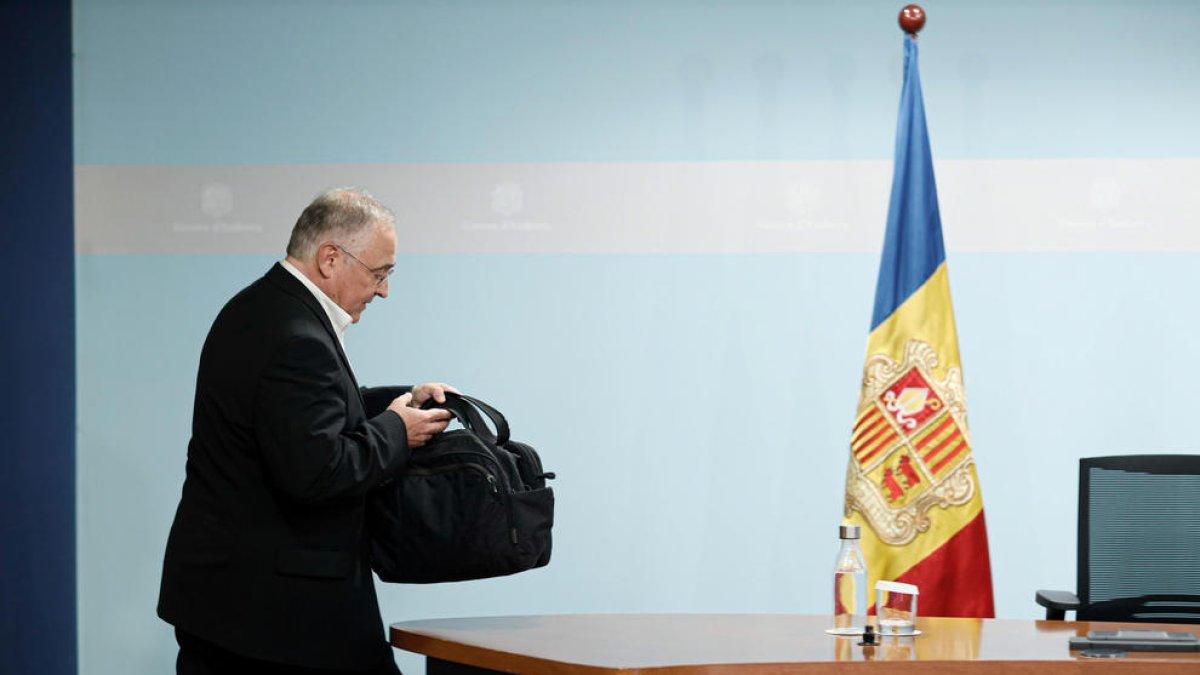 El ministre de Salut en funcions, Albert Font.