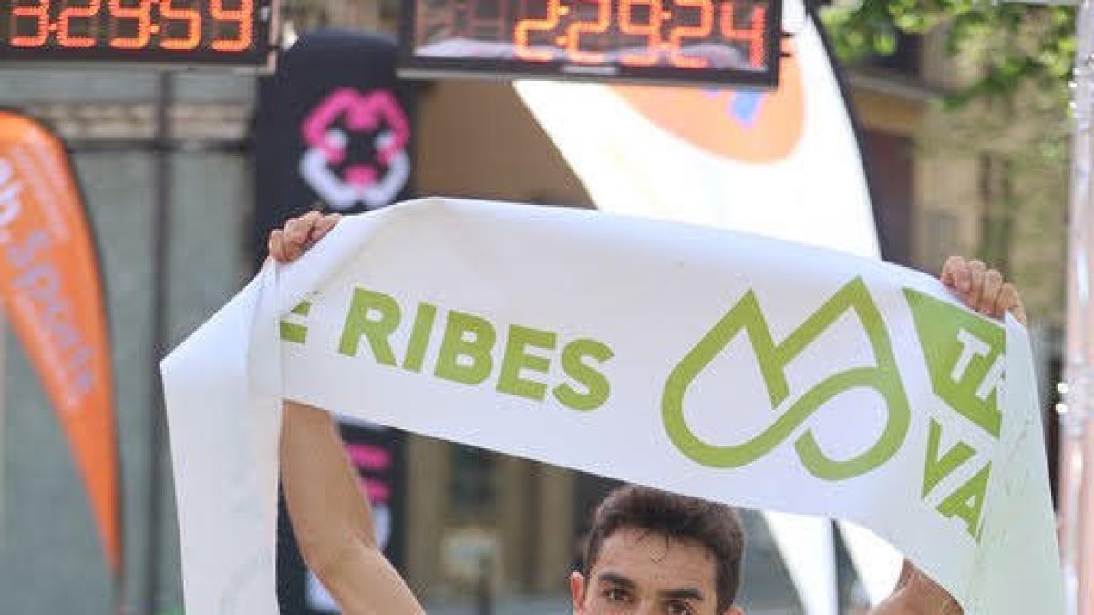 Marc Gasa Birbe en la cursa Trail Vall de Ribes a Ribes de Freser