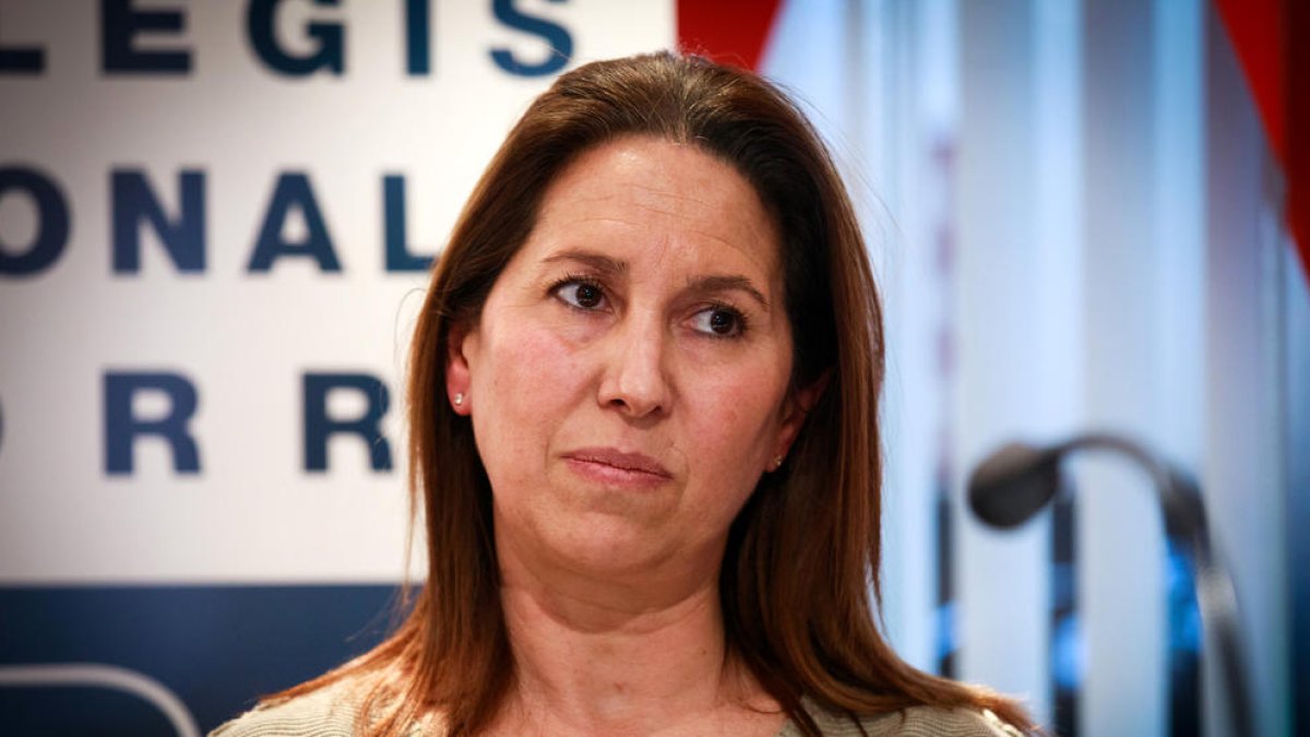 La presidenta del Col·legi d'Odontòlegs, Celine Diet.