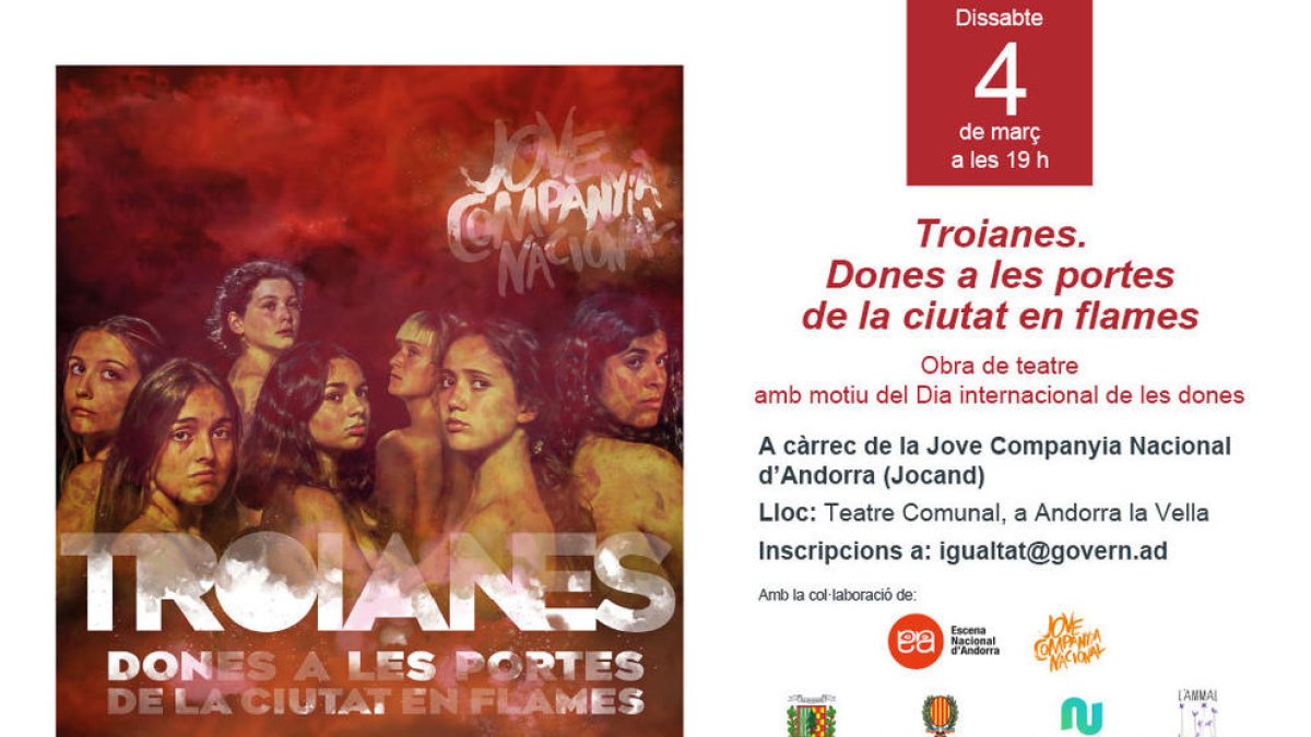 Representació de l'obra 'Troianes' pel Dia de la Dona
