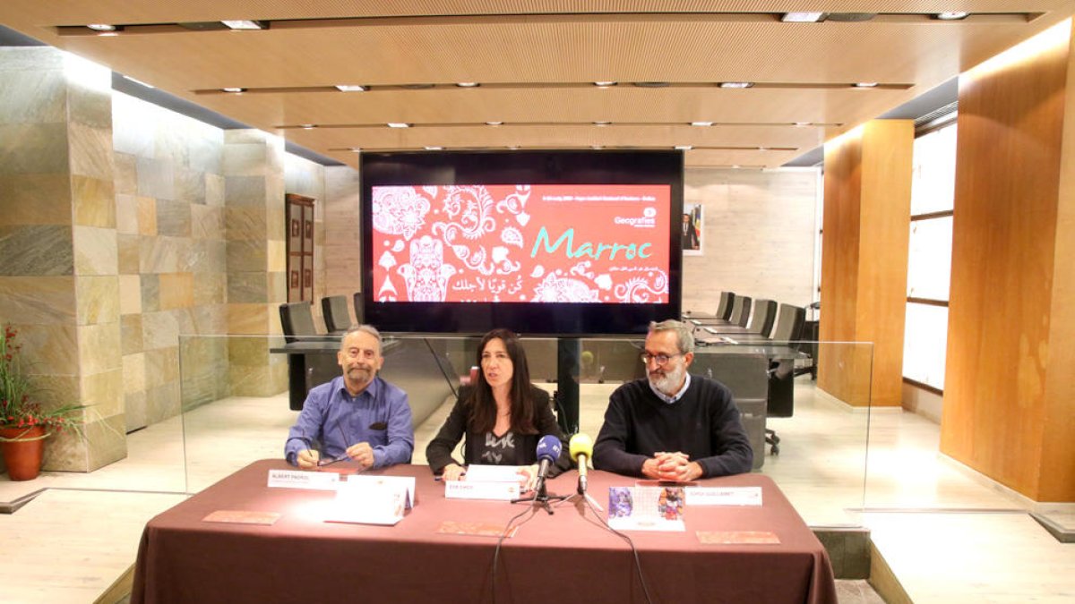 L'acte de presentació del cicle de conferències.