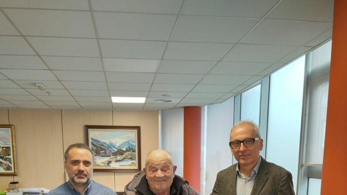 Els cònsols amb mossèn Ramon