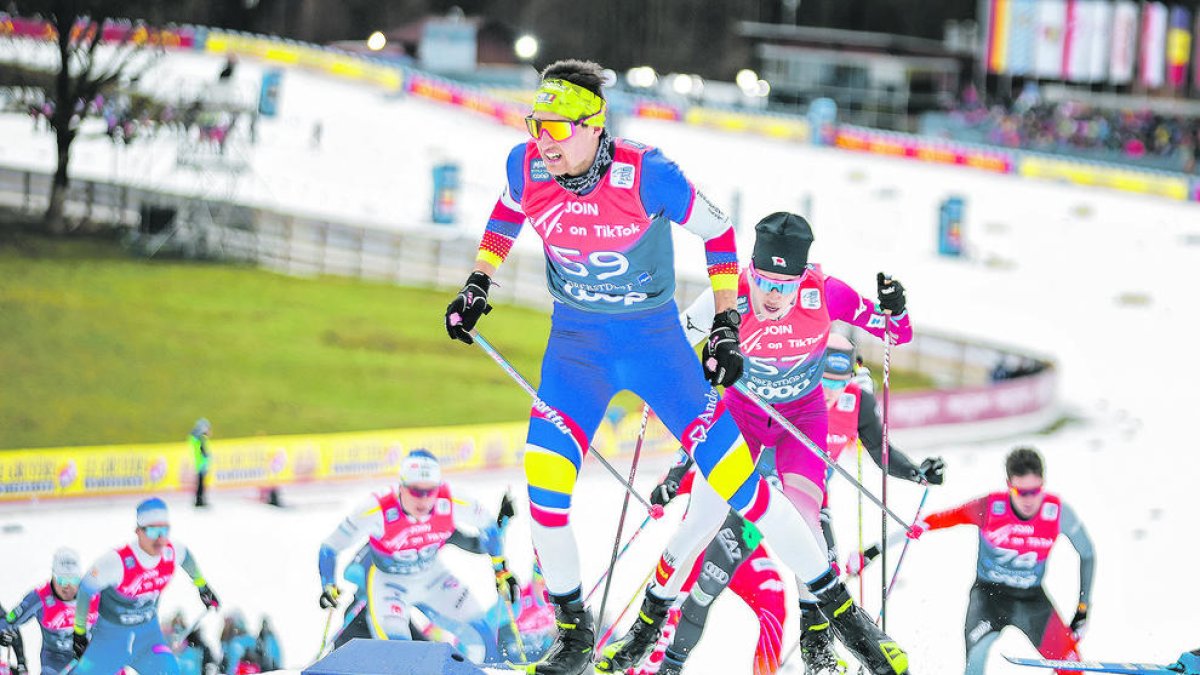 Esteve va fer el 50è temps als 20 km persecució.