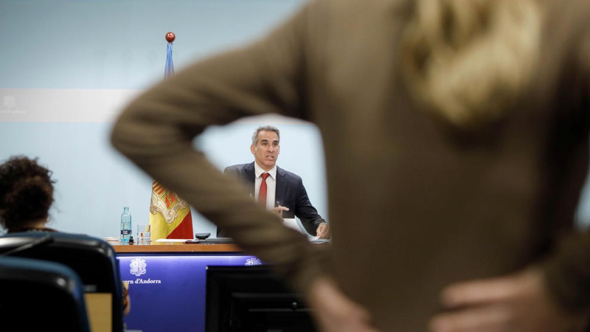 El ministre portaveu en funcions, Cesar Marquina.