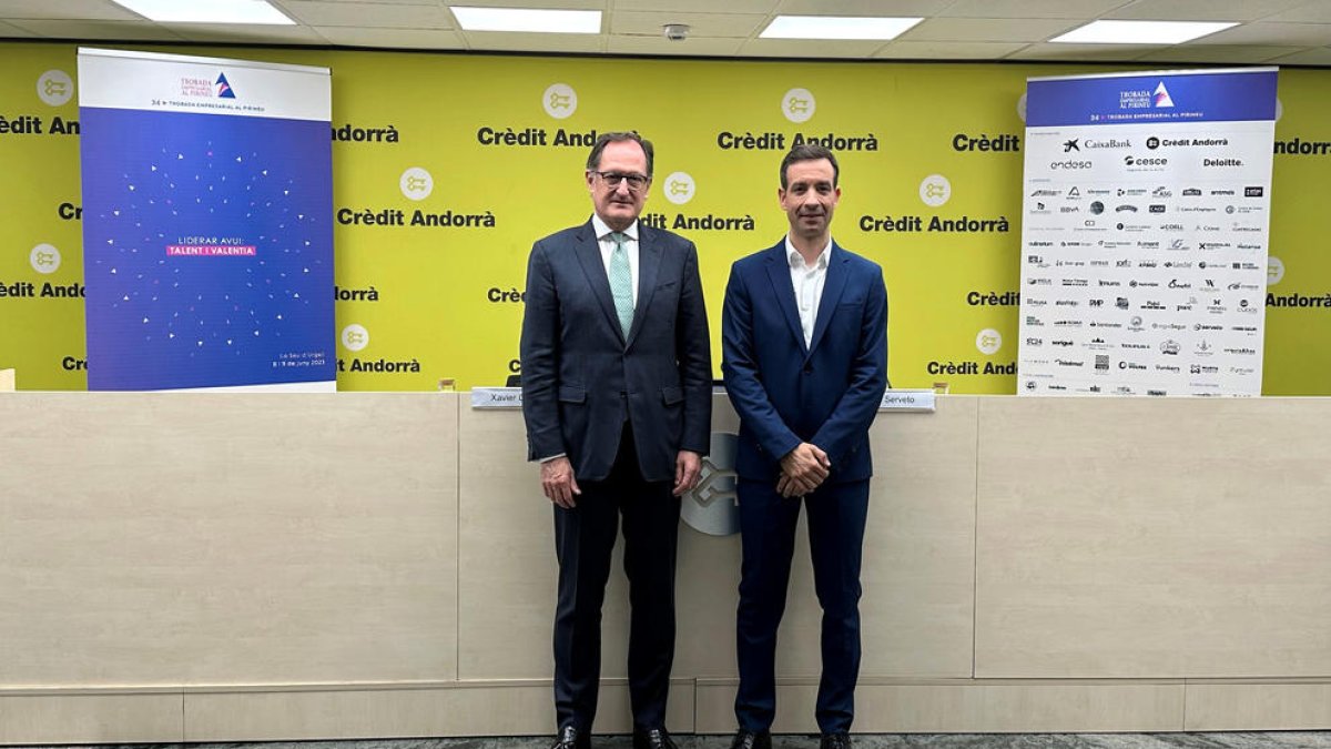 Cornella i Serveto a la presentació d'ahir.