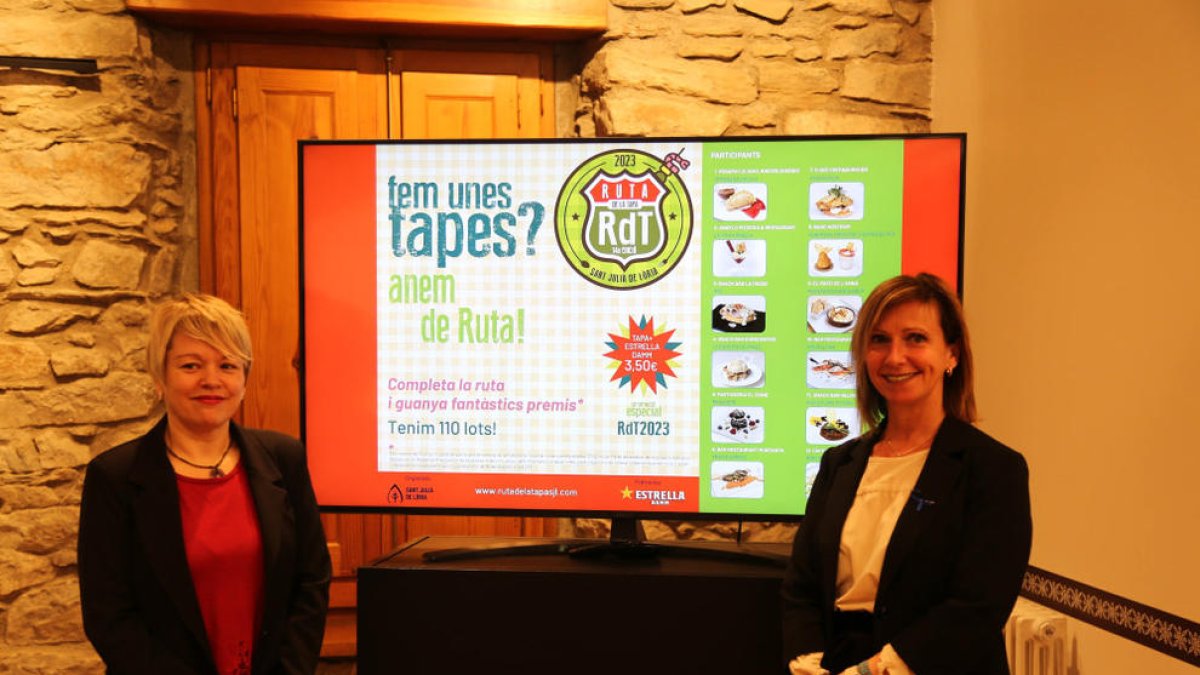 Presentació de la Ruta de la tapa, ahir.