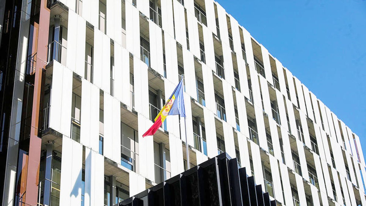 La façana de la Seu de la Justícia.