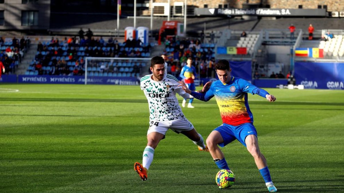 Un moment del partit