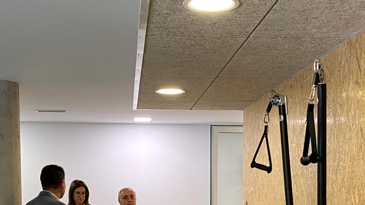 Zona de rehabilitació esportiva.