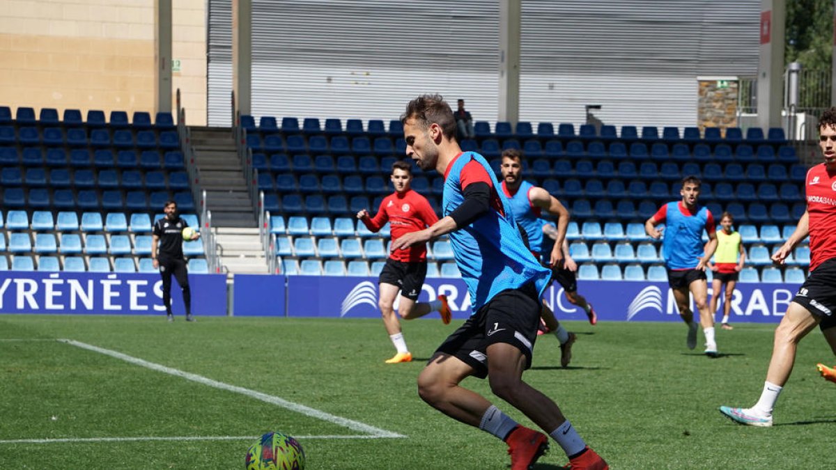 Entrenament dels tricolors.