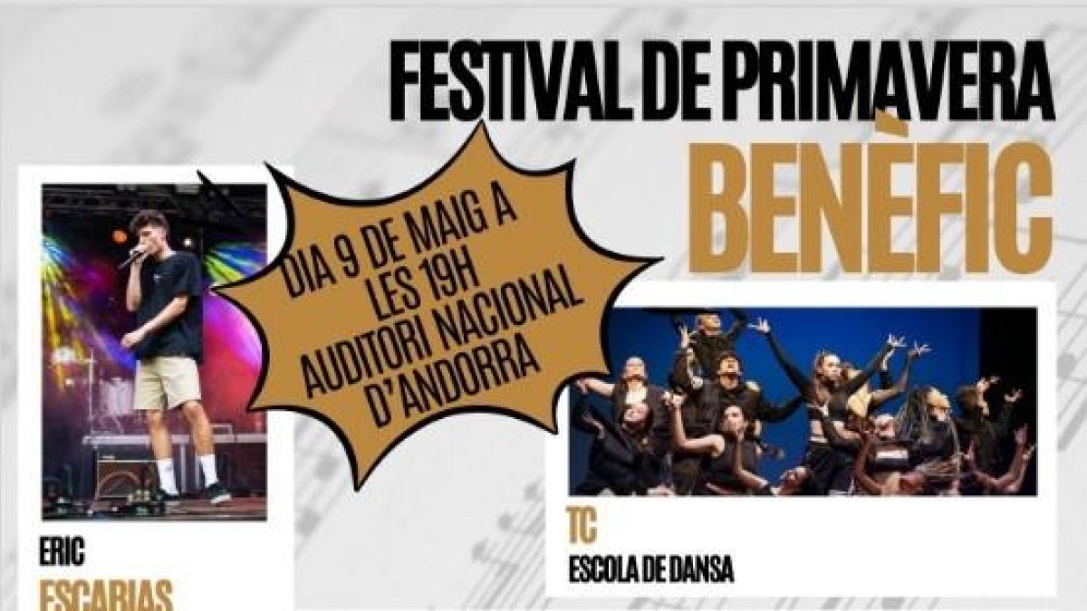 El festival solidari serà el 9 de maig a l'Auditori Nacional