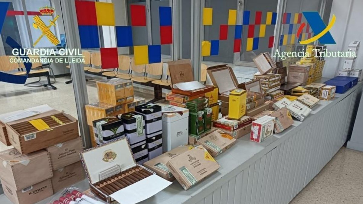 Mercaderia interceptada a la duana espanyola