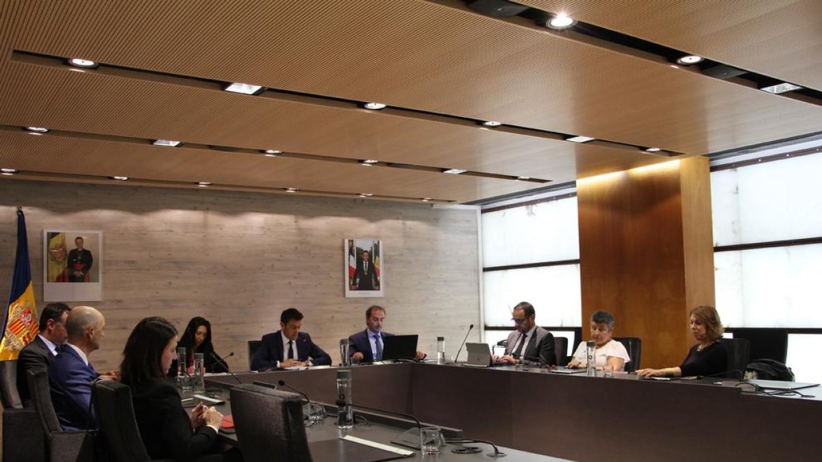 Sessió de comú celebrada avui a Ordino