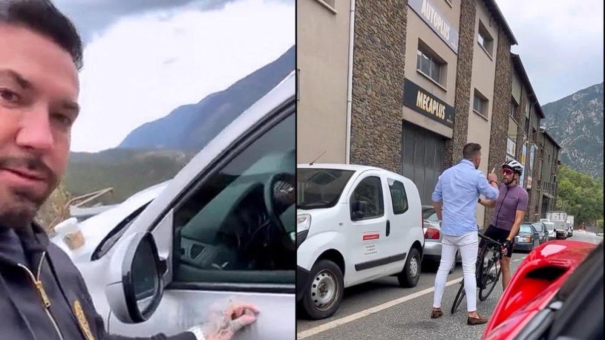 Xavier Caballol, conegut com a 'Ferrariman', en un dels seus vídeos.