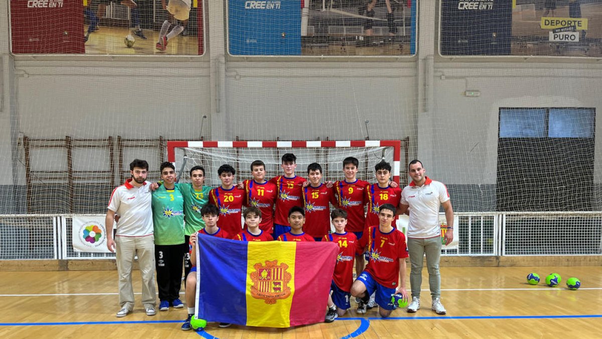 La selecció cadet a la Copa d'Espanya.