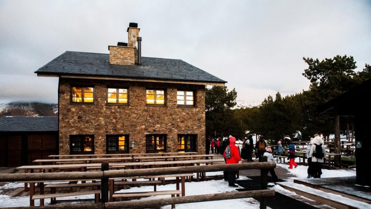 Turistes a Naturland aquest Nadal