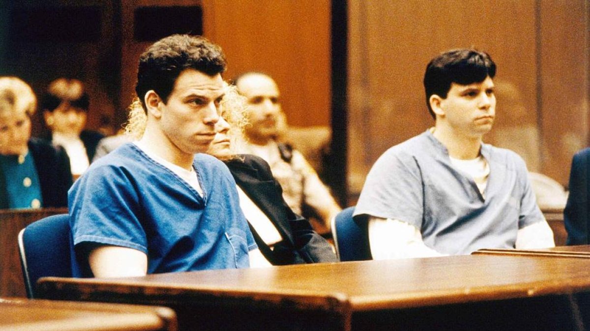 Els germans Menéndez durant el judici, celebrat el 1996.