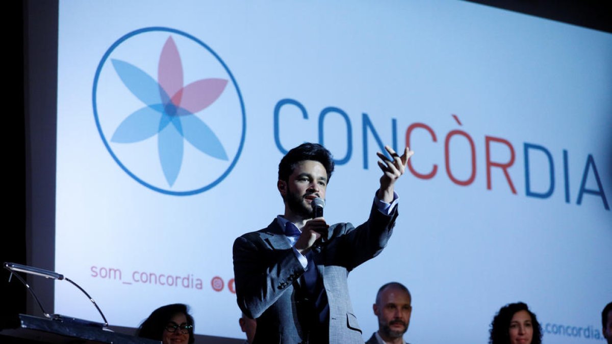 El candidat a cap de Govern per Concòrdia, Cerni Escalé-