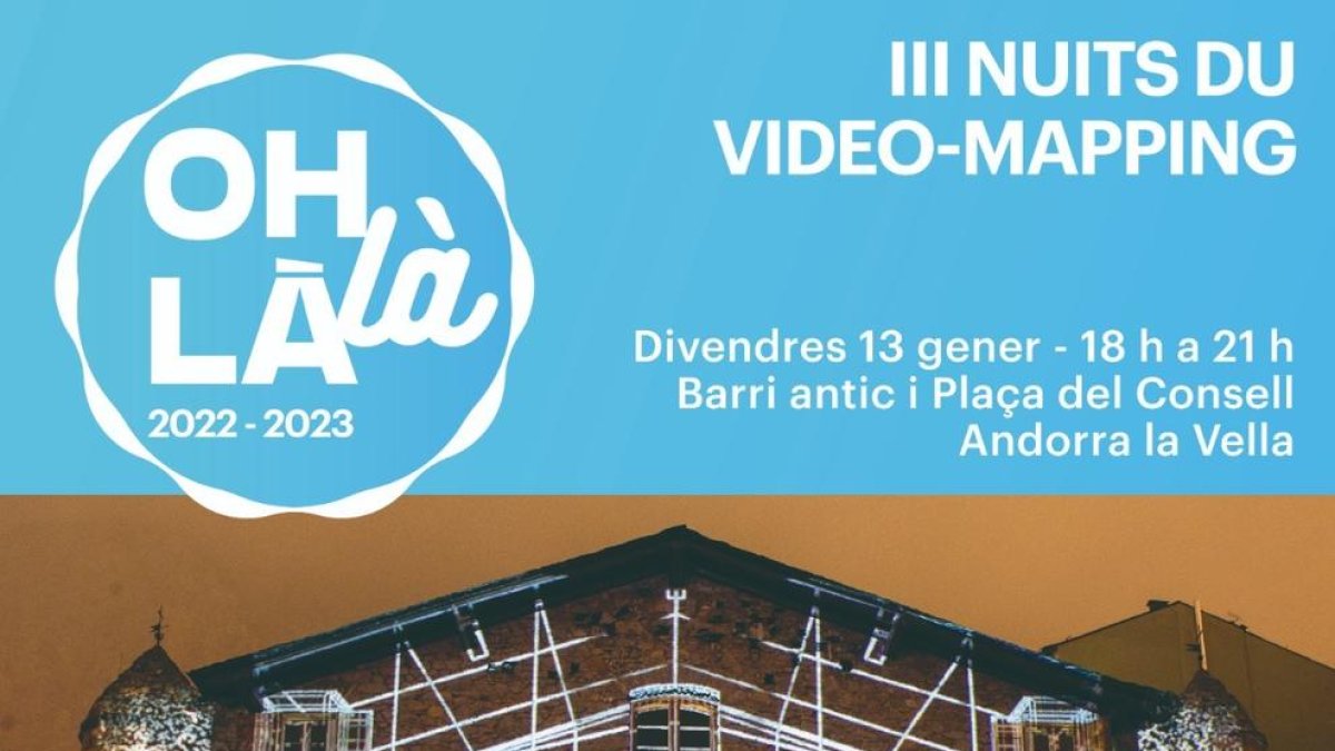 Cartell de les III Nuits du videomapping