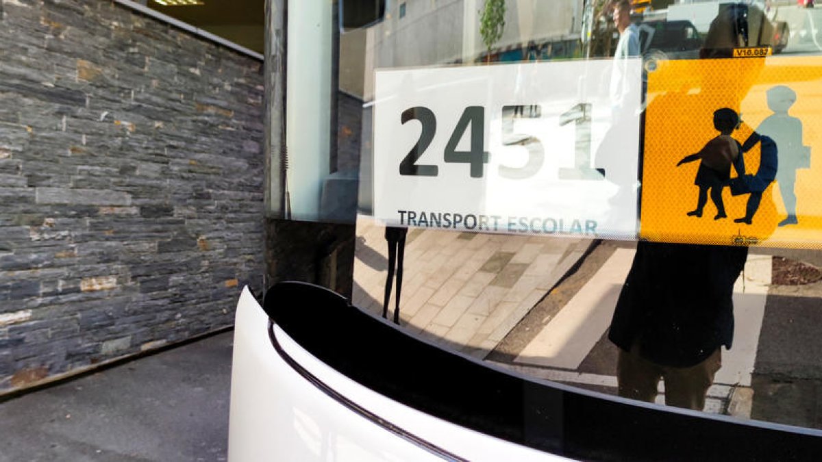 Una línia de transport escolar en una imatge d'arxiu.