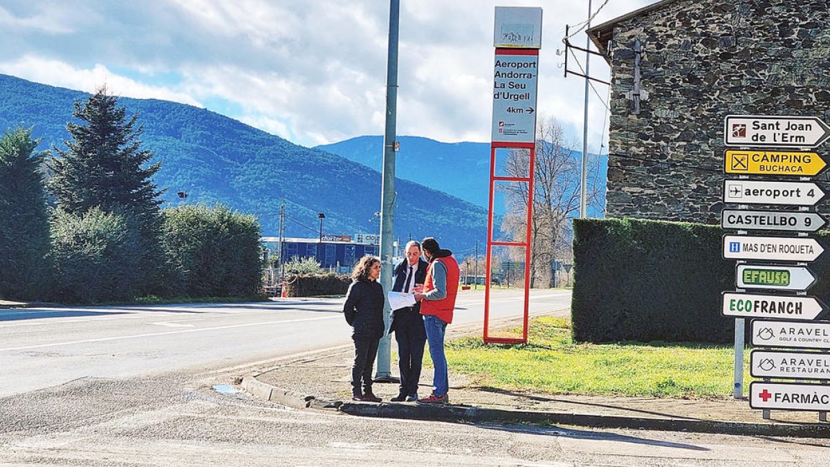 Crespín i Marquet van visitar ahir la zona.