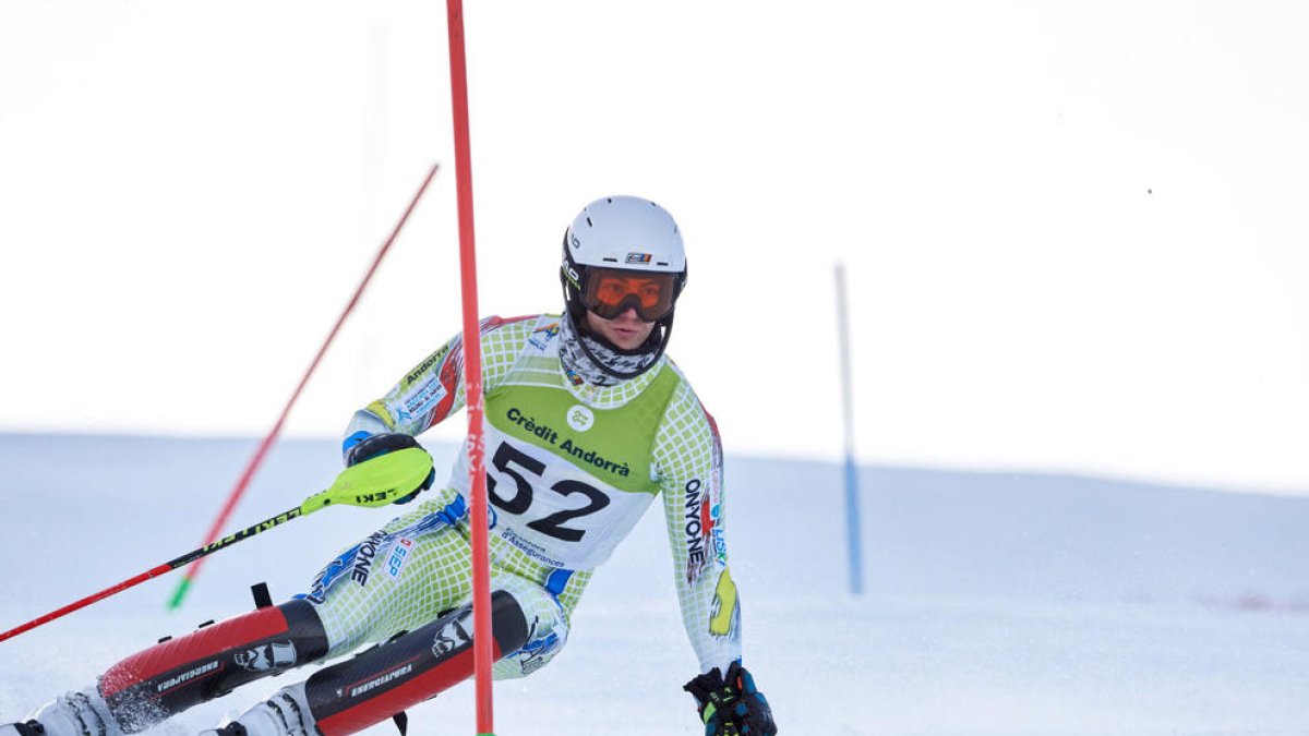 Xavi Cornella, ahir.