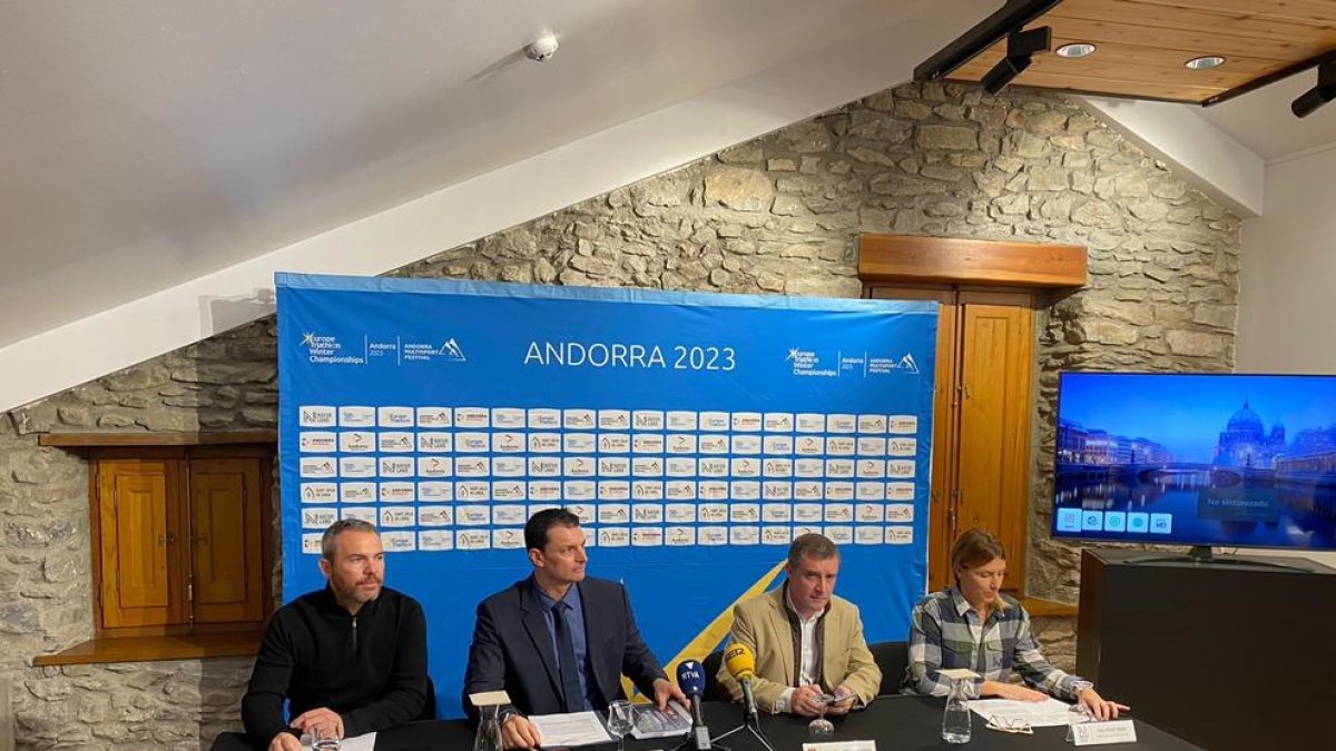 Presentació de la tercera edició de l'Europeu de Triatló d'Hivern