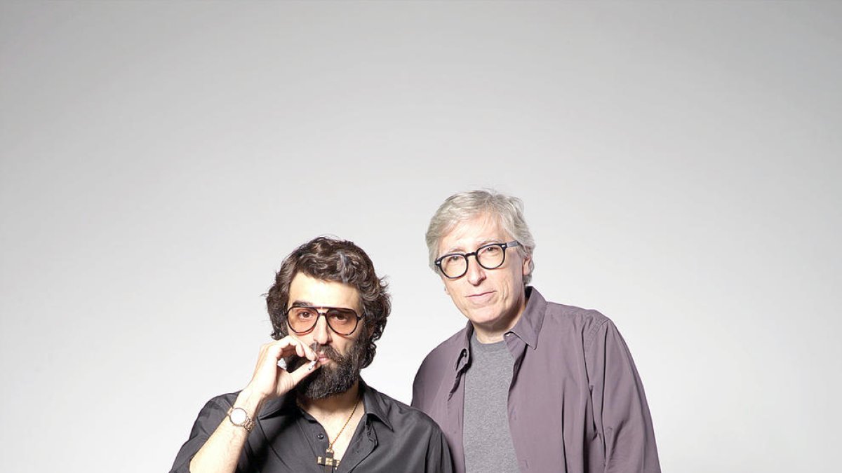 David Trueba amb David Verdaguer caracteritzat com a Eugenio.