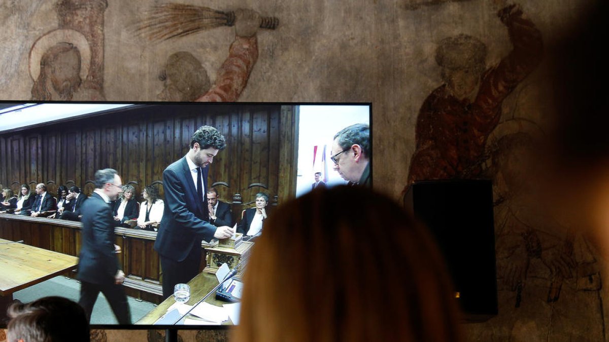 Espot i Escalé a la sessió constitutiva.