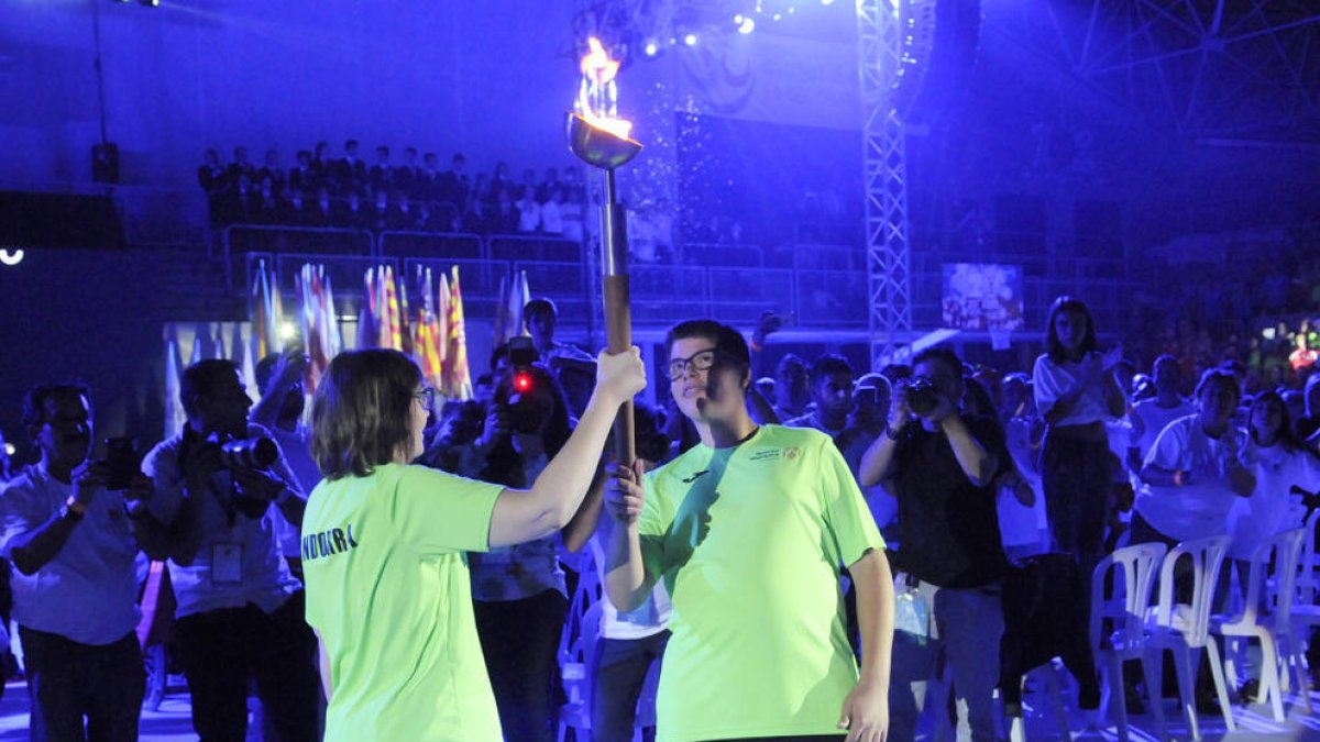 Cerimònia d'inauguració dels Jocs Special Olympics de la Seu d'Urgell i Andorra la Vella del 2018