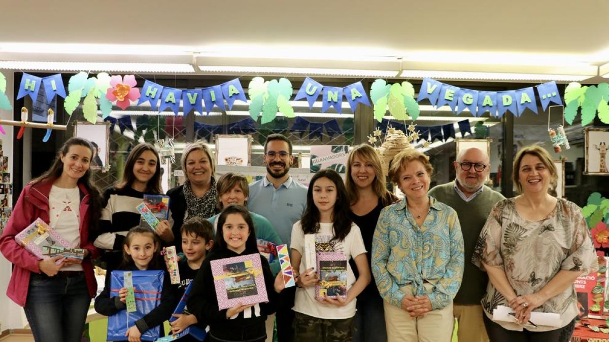 Entrega de premis del concurs de punts de llibre d'Encamp