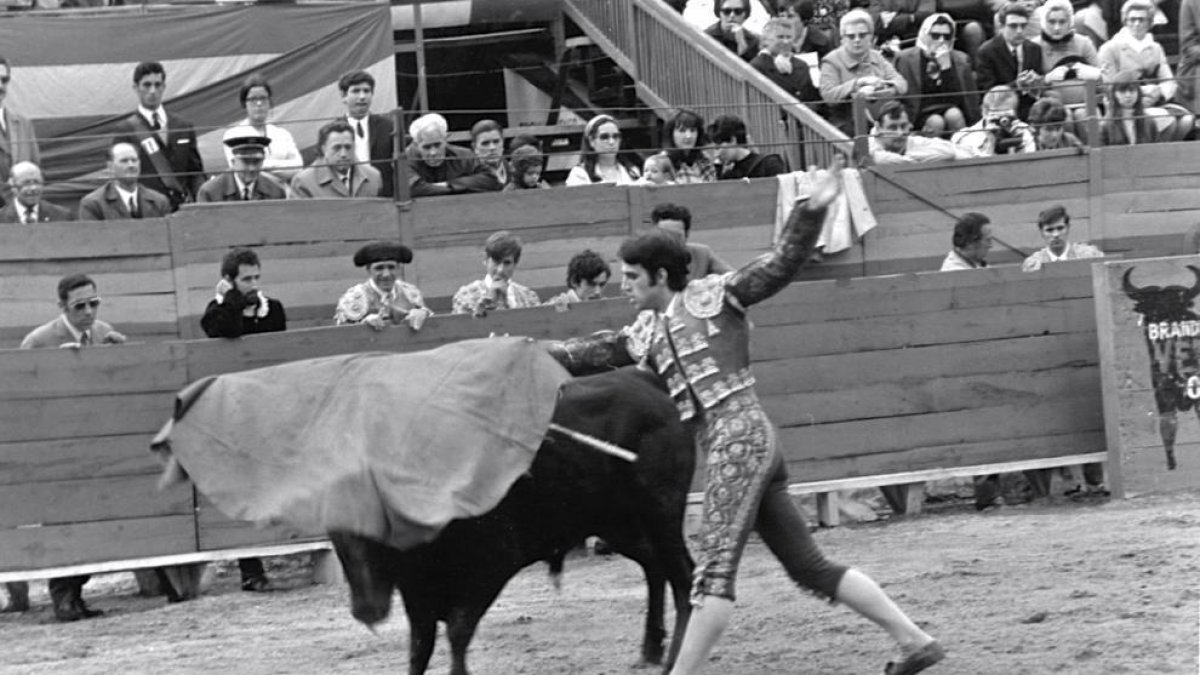 Imatge d'arxiu d'una corrida a la plaça de toros Monumental