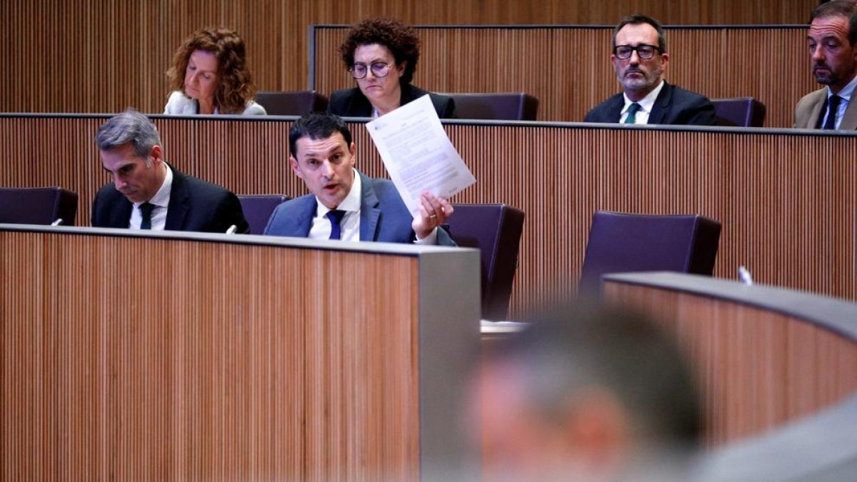El ministre Gallardo en la sessió de Consell General d'aquesta tarda