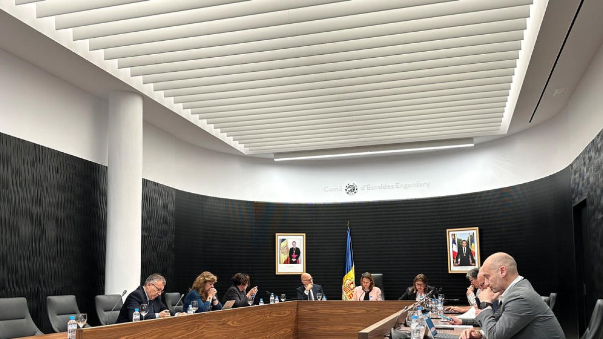 El consell de comú celebrat ahir a la tarda.