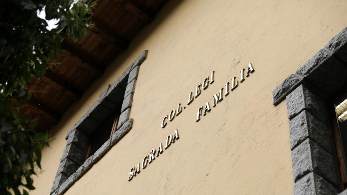 El col·legi Sagrada Família.