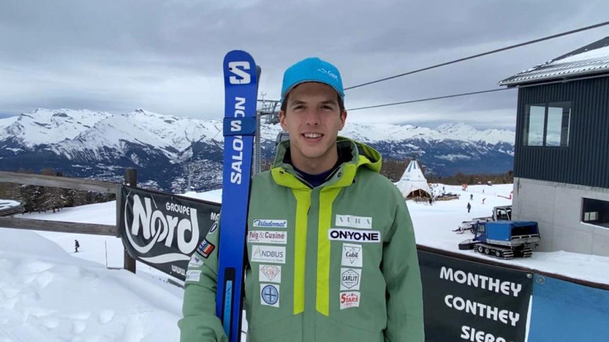 Roger Puig va signar un nou vuitè lloc a Veysonnaz.