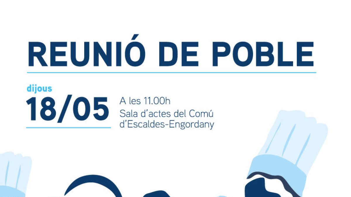 Reunió de poble sobre restauració i comerç a Escaldes